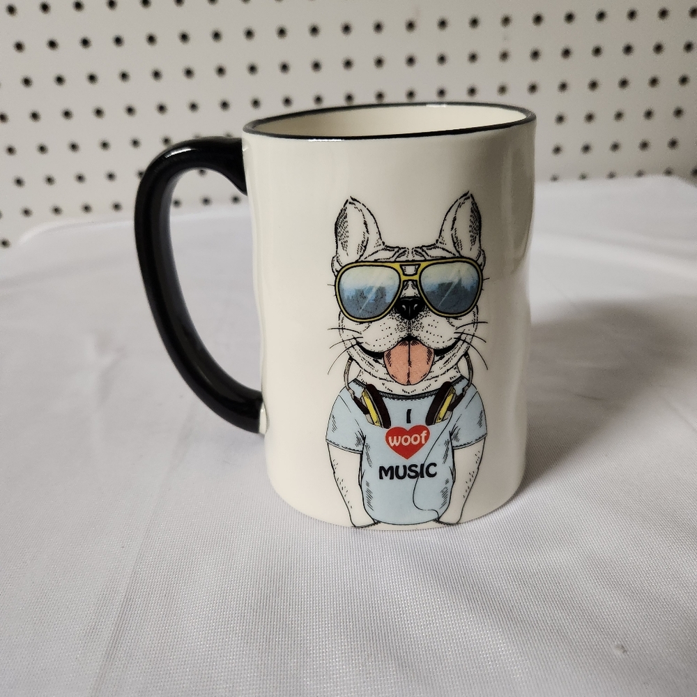 Hipster Animal Coffee Mug  17.5 oz. by Signature Housewares. Dog